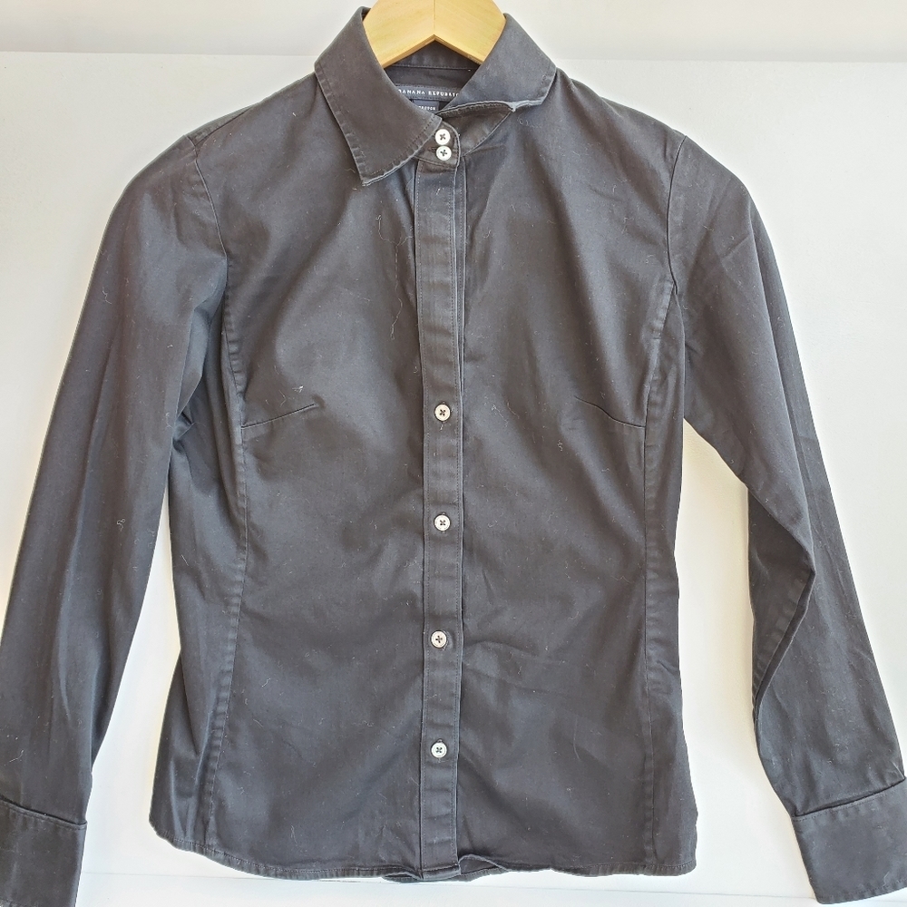 Banana Republic Up Long Sleeve Blouse Sz XS